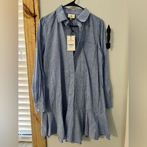 Tuckernuck Chambray Blue Shirt dress